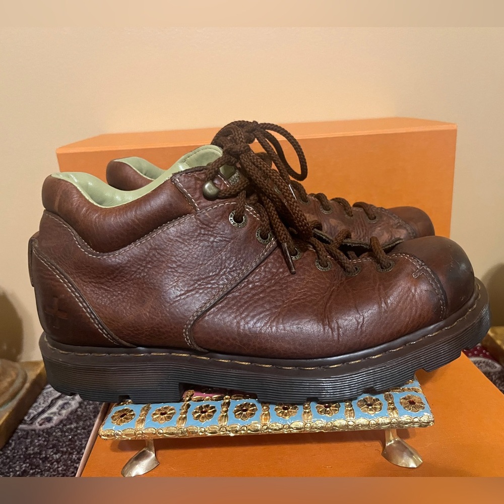 Dr. Martens Mens 11(10UK) Ankle Boot AW004 РСО9K Brown Leather Chunky